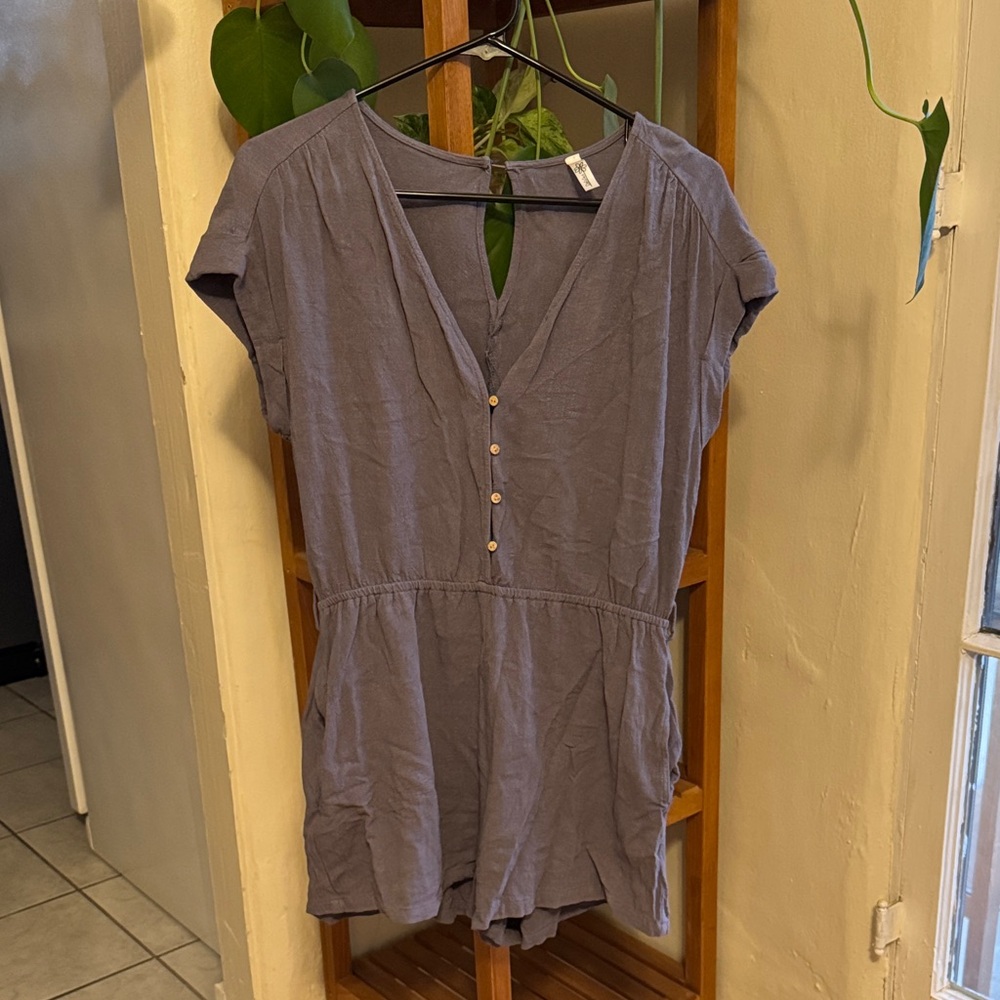 Women's Gray Romper